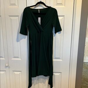Mother Bee NWT maternity tie back dress S